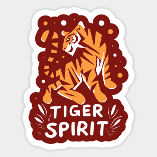 Tiger Spirit: Unleash Your Inner Power Sticker